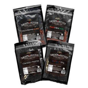 Steel Supplements Jerky Variety Pack B 2.5 oz. Steel Smokehouse Brisket Beef Jerky Variety Pack
